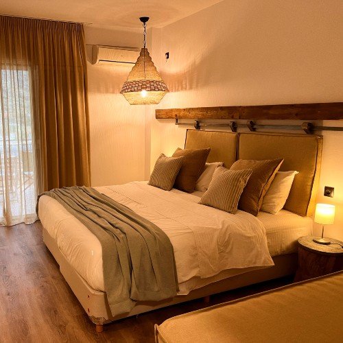 Bedroom at Evia Silence Bedroom at Evia Silence